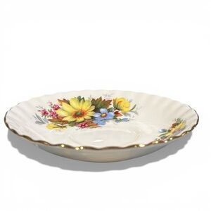 Royal Albert Bone China England Summertime Series Gold Trim Saucer